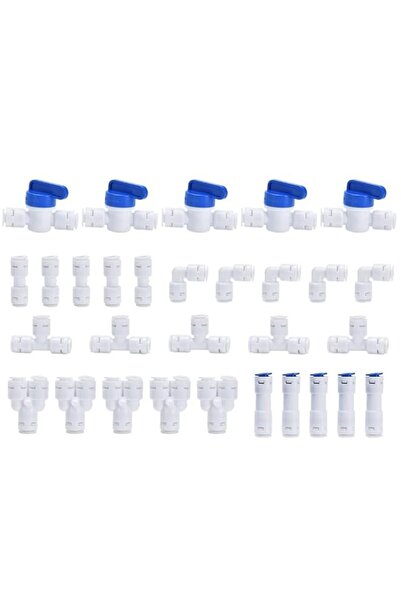 Generic SANMUGEED 1/4" OD Quick Connect Fittings Push to Connect Water Tube F...