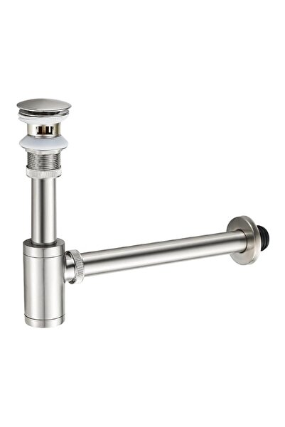 Generic Bathroom Sink P-Trap Complete Set, Solid Brass 1-1/4 Bottle Trap Sink...