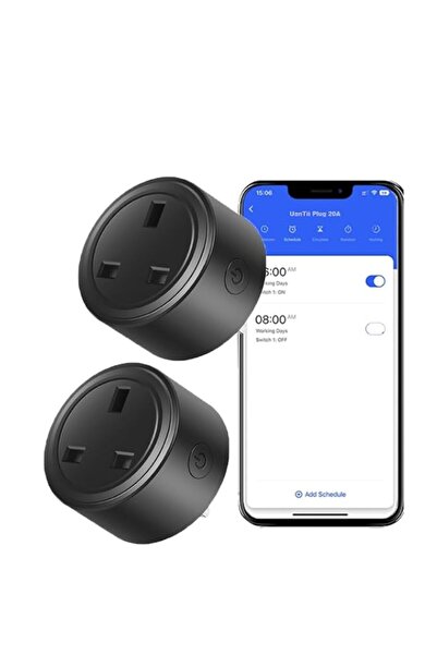 Generic UanTii 20A Tuya Smart Plug WIFI Wireless Outlet Smart Socket Timing S...