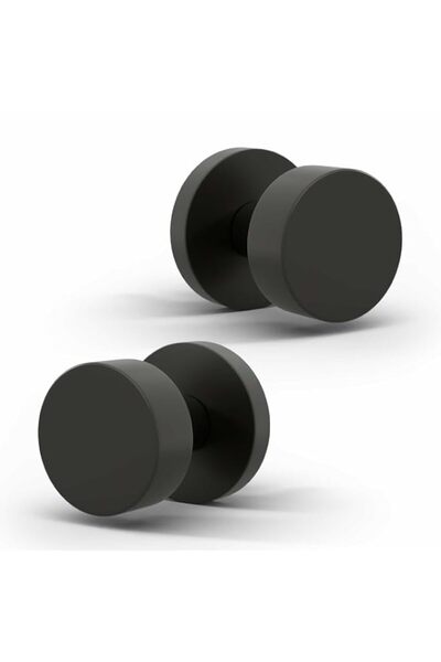 Generic Mega Handles Dummy I Black Door Knob for French Doors, Closet and Cab...