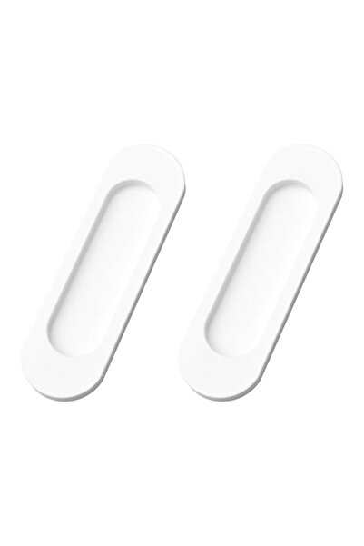 Generic MOROBOR Self Adhesive Oval Sliding Door Handles Aluminum Alloy Hidden...