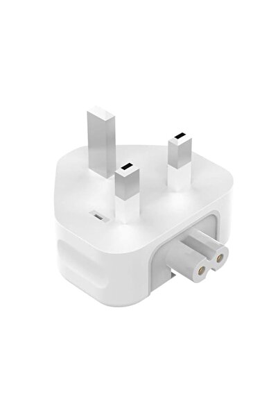 Generic 2 Pack 3 Prong Mac AC Power Adapter UK Standard Plug, UK Travel Duckh...