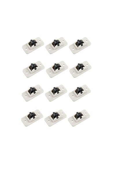 Generic Self Adhesive Caster Wheels 12 Pieces, Small Adhesive Wheels, Non Swi...