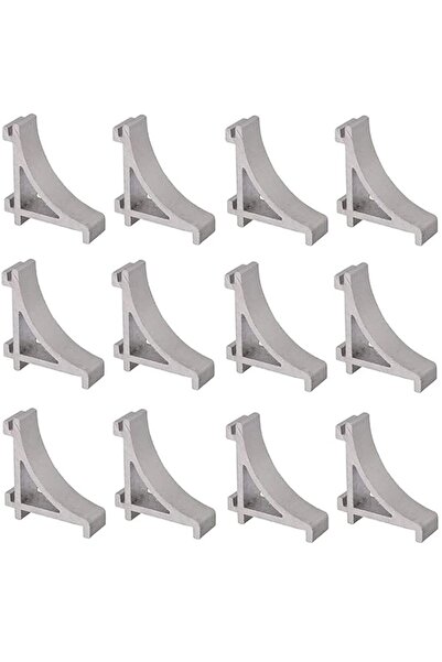 Generic 12 pcs Refrigerator Parts Clips Aluminum Alloy Shelf Support Clips Si...