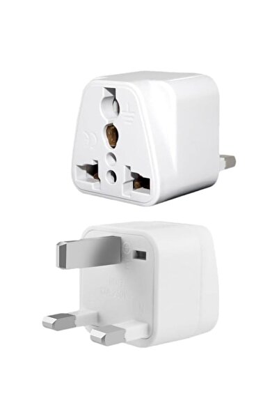 Generic 2 Pack USA/Canada/EU/AU to UAE Dubai UK HK Plug Converter, 3-Pin Trav...