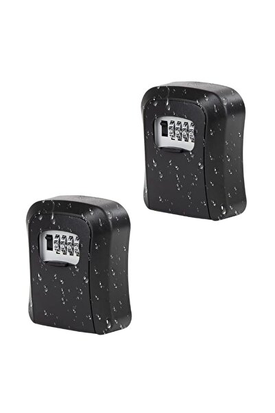 Generic Key Lock Box, Combination Lockbox with Code for House Key Storage, Co...