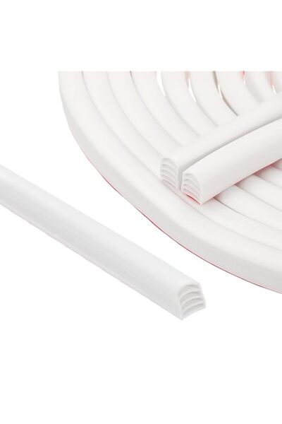 Generic D-Shape Weather Stripping Seal Strip (6M), Self-Adhesive Rubber Draug...