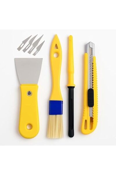 Generic Fitto Model Making Tool Set with Brush, Scalpel, Putty Knives & Mini ...