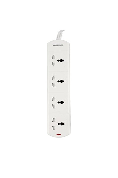 Generic Olsenmark 4-Way Power Socket - OMES1809D | 3m Cord | PP Fireproof Hou...