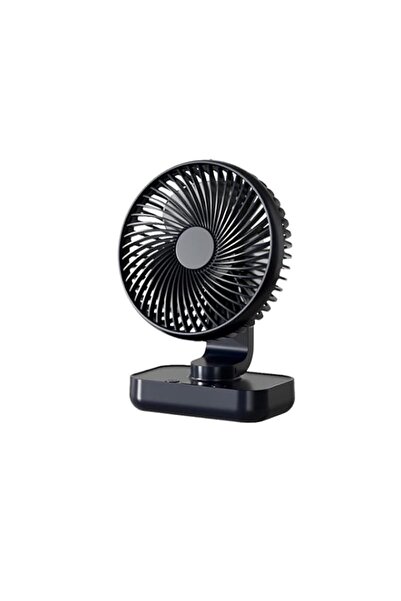 Generic USB Desk Fan, Small Oscillating Table Fan with 4 Speeds, 4000mAh Rech...