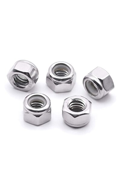 Generic EASTLO 3/8-16 Nylon Insert Hex Lock Nuts, Bright Finish，304 Stainless...