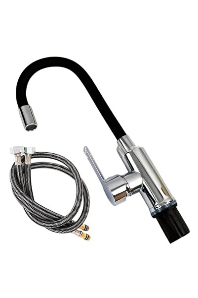 Generic Matte black kitchen faucet with flexible spout - matte black kitchen ...