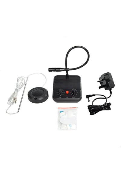 Generic Window Intercom Mic And Speaker Bank Glass Microphone Anti-Interferen...