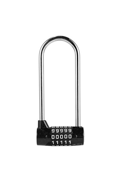 Generic Hemobllo Large U-Shaped Password Lock 5-Digit Combination Padlock for...