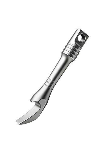 Generic TERRIFI EDC Titanium Pry Bar, Mini Pocket Crowbar Keychain Tool for B...
