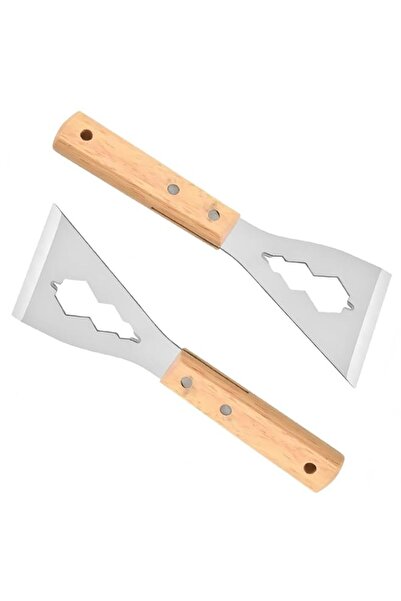 Generic 2 Pieces Putty Scraper Tool, Stainless Steel Stiff Putty Scraper with...