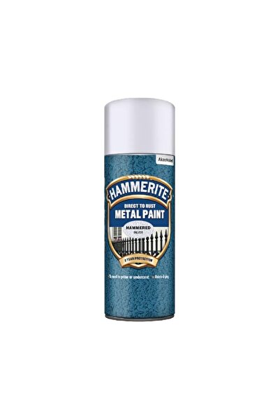 Generic Hammerite 5084783 Metal Paint: Hammered Silver 400ml (Aerosol)
