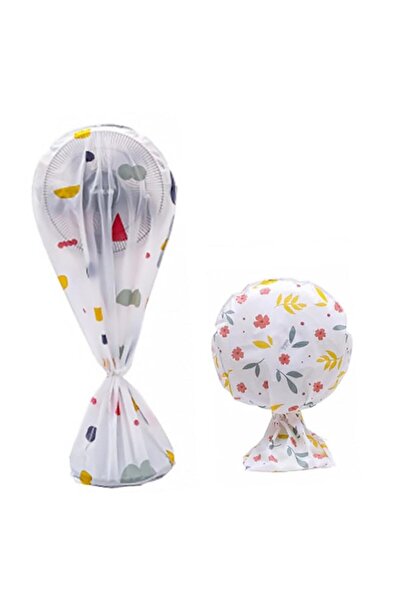 Generic Set of 2 All-inclusive Electric Fan Covers for Household and Floor Fa...