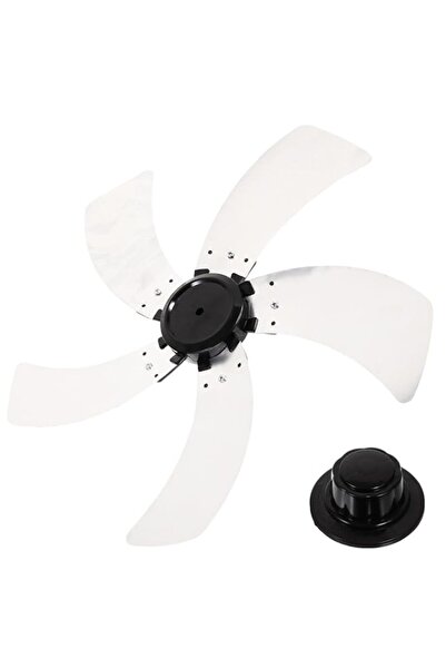 Generic PRETYZOOM Fan 5 Leaves Fan Replacement Electric Blades Part Metal Ped...