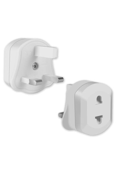 Generic 2 Pack UK Shaver & Toothbrush Plug Adapter, Universal Bathroom Plug A...