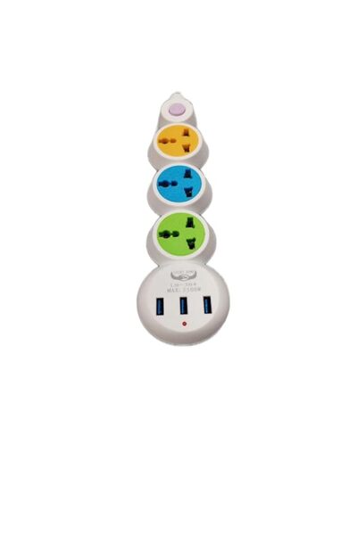 Generic Power Socket with 6 USB Ports 3 power strip usb power strip power str...