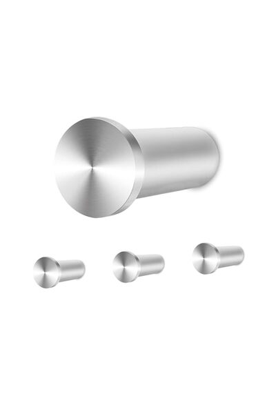 Generic Vista Silver Screw-In Wall-Mounted Drill Hooks SUS304 Heavy Duty Hook...