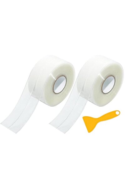 Generic 2Pcs Waterproof Mildew Tape for Toilets,Sealant Waterproof Silicone S...