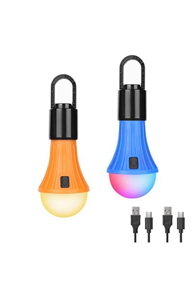 Generic Lepro Rechargeable Camping Lights, 7 White & RGB Colour Modes, Hangin...