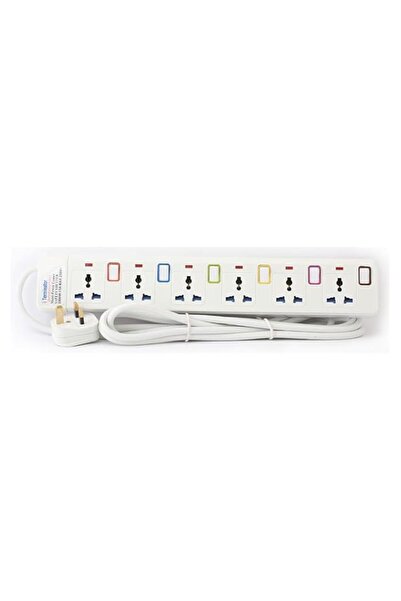 Generic Terminator TPB 916 6-Way Universal Extension Socket, 3M Heavy-Duty Ca...