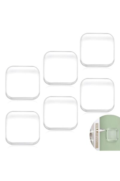 Generic Bovinde Door Stopper Clear Rubber Door Stops Wall Protector, Transpar...