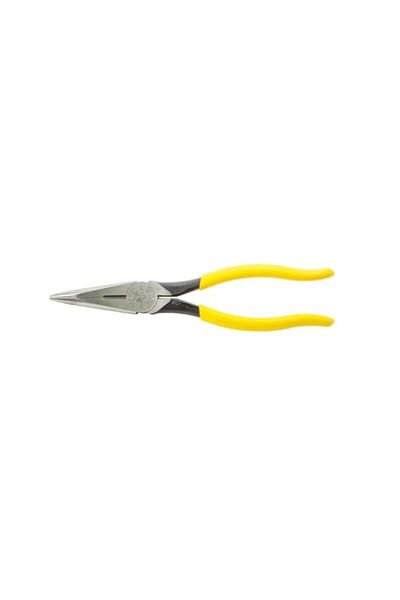 Generic Klein Tools D2038 Long Nose Side Cutter, 0 V, Blue/Silver, 221 mm