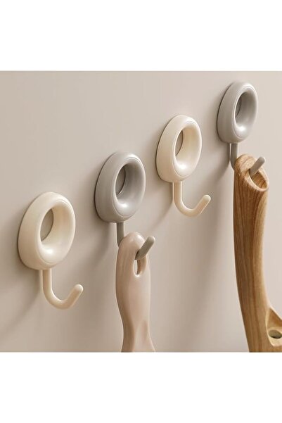 Generic Tazweeq 4 PCS Self Adhesive Hooks, Heavy Duty Self Adhesive Towel Coa...