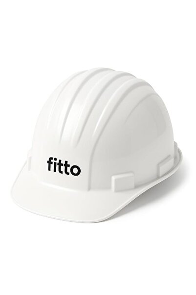 Generic Fitto White Hard Hat for Construction Safety, Lightweight and Durable