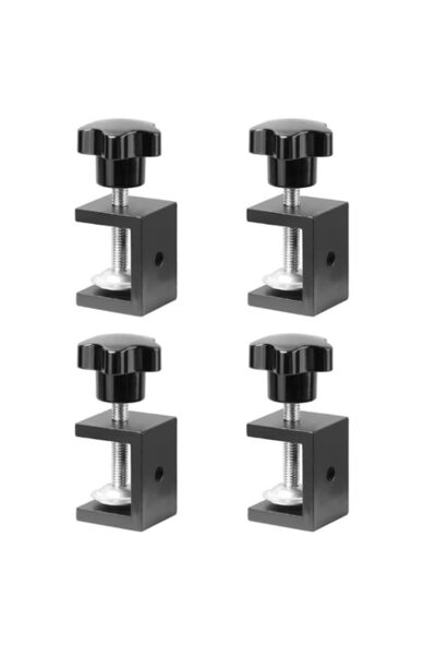 Generic 4pcs Heavy Duty C-Clamp, Wood Clamps, Stainless Steel Right Angle Cla...