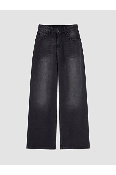 LC Waikiki Siyah 710 Loose Fit Erkek Jean Pantolon