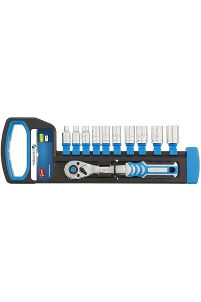 Generic Högert Technik - Socket Set with Reversible Ratchet 1/4 Inch Ratchet ...