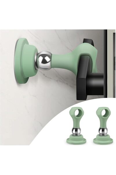 Generic Silicone Magnetic Door Stoppers, 2 Pack Strong Magnet Easy Install, D...