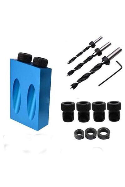 Generic Young Wolf Pocket Hole Screw Jig Dowel Drill Joinery Kit