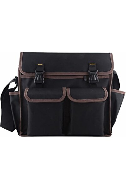 Generic Multi-Function Tool Bag Organizer, Black Canvas Shoulder Kit for Elec...