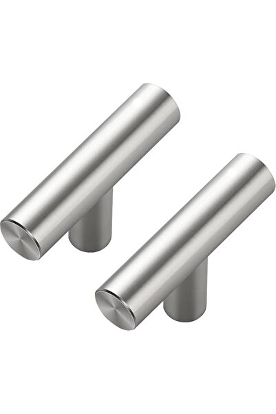 Generic Lonimia 10Pcs 50mm Kitchen Handles with Screws Stainless Steel T Cupb...