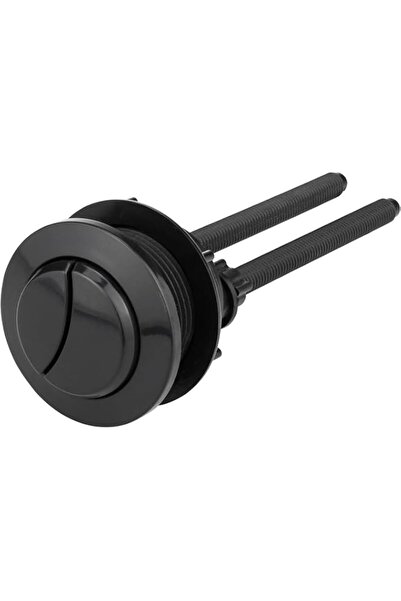 Generic Dual Flush Toilet Button, Black, 38-45mm Tank Aperture, Electroplated...