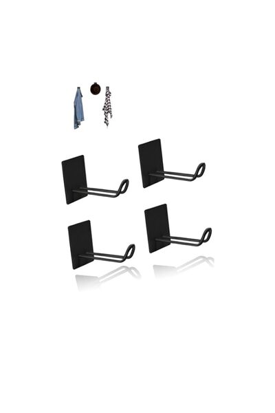 Generic Stainless Steel Adhesive Hooks - Towel & Coat Hooks, Self-Stick Wall ...