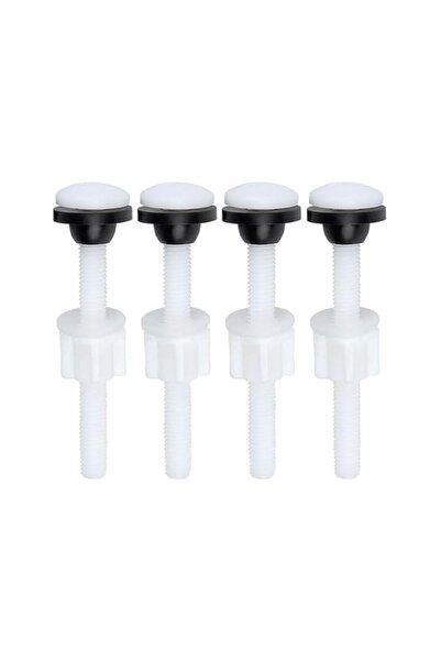 Generic 4 Pcs Toilet Cistern Seal Bolt Kit, Plastic Fixing Screw Rustproof, W...