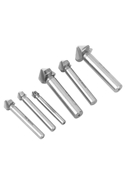 Generic Countersink Drill Smooth Chamfered 90 Degree Cutter Bit Set for Carpe...