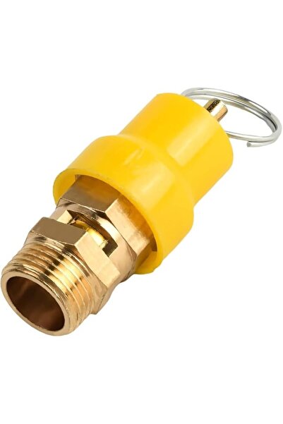 Generic Biella Oil-Free Air Compressor Safety Valve – Yellow Brass Relief Val...