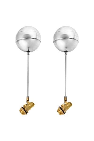 Generic THE WHITE SHOP 3/4 Inch Thread Float Ball Valve, 2 Pack Automatic Wat...