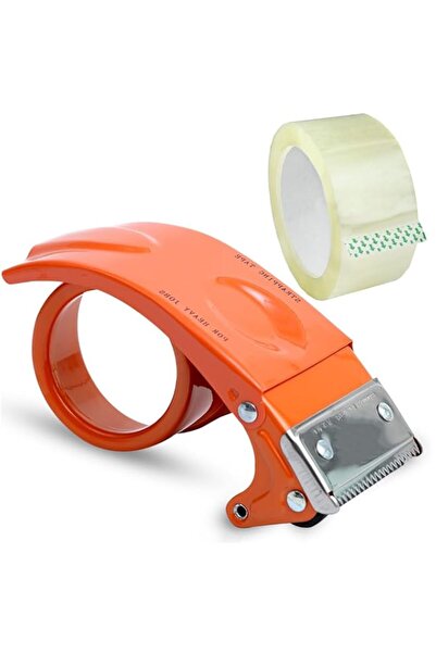 Generic Rubik 150 Yards x 5cm Clear Tape Roll with Heavy Duty Metal Packaging...