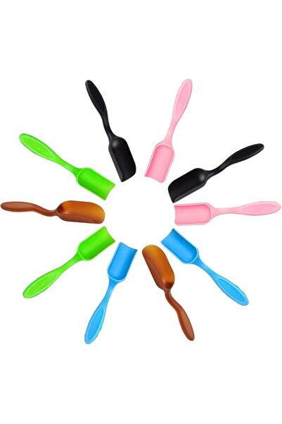 Generic 10 Pcs Mini Gardening Shovel Spoons, Plastic Soil Scoops for Succulen...