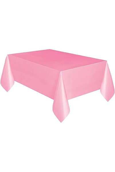 GENERAL Rosy Moment Plastic Table Cover, Rectangular 1.37X1.83Cm - Light Pink