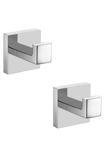 Generic Polished Chrome Towel Coat Hooks SUS304 Stainless Steel Bathroom Bath...